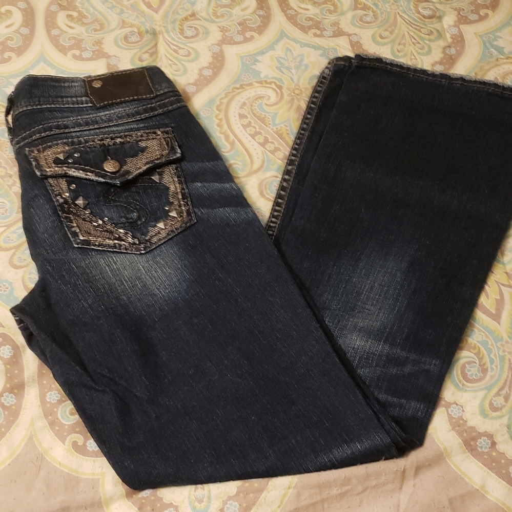 Silver Suki Jean's size 28